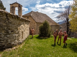 Avril 2023. La chapelle de Reychas.